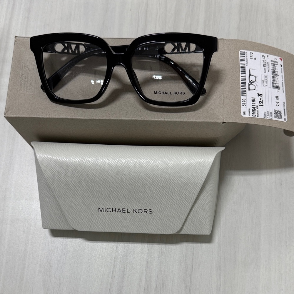 Michael Kors Black Square Optical Glasses